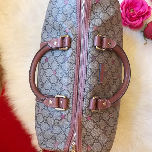 Auth GUCCI GG Limited Edition Stars Joy Boston Bag - Picture 2 of 8